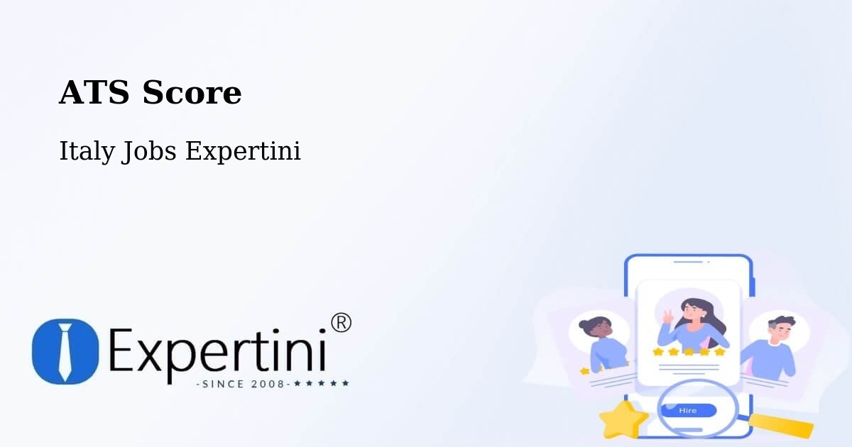 Resume ATS Score & Job Description Match Tool – Caorle - Italy Jobs Expertini