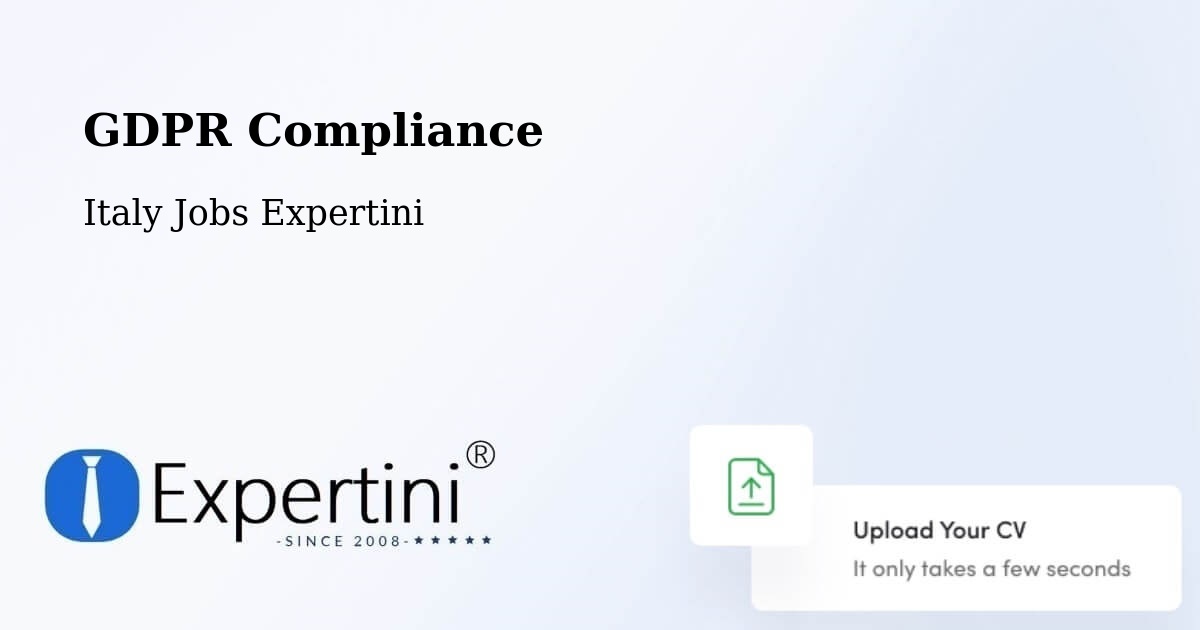 EU GDPR Compliance Statement – Caorle - Italy Jobs Expertini